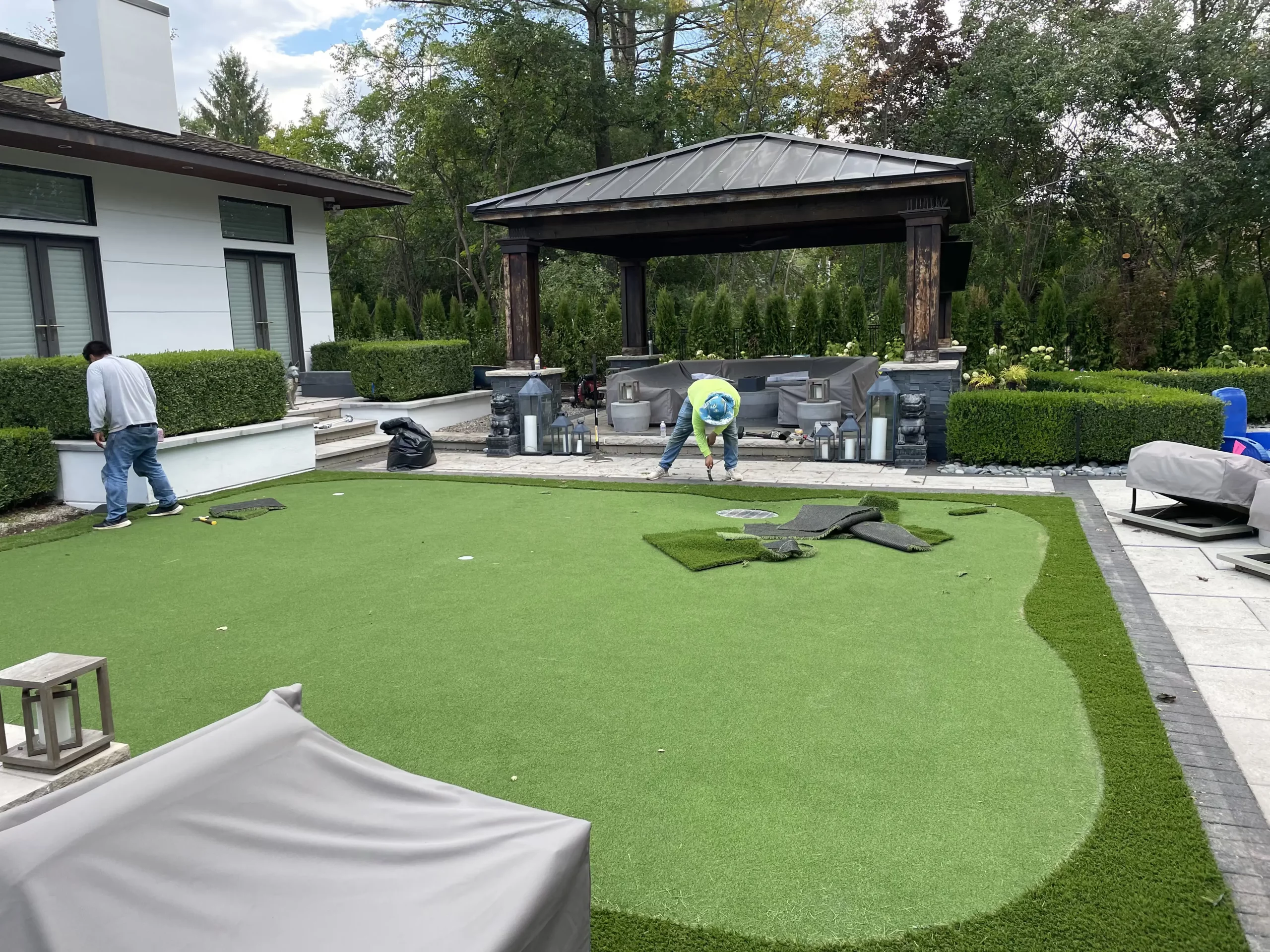 Synthetic Putting Green Design and Install in Missouri City, TX